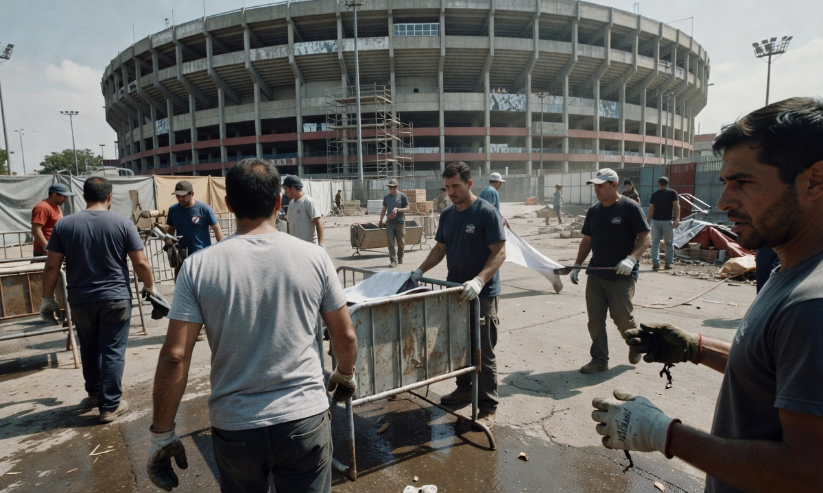 Le club de football argentin River Plate annonce un partenariat avec une entreprise locale pour la rénovation de son stade.