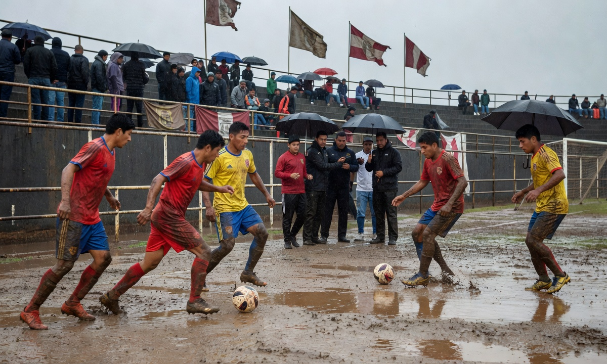 Les conditions météorologiques extrêmes perturbent les matchs de la Copa Libertadores